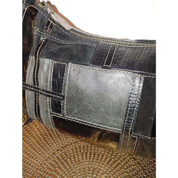 Fossil Leather Patchwork Hobo Bag 75082 - Picture 7 of 9